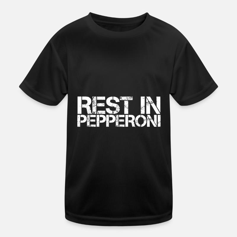 Rest In Pepperoni 3 Kids Functional T-Shirt