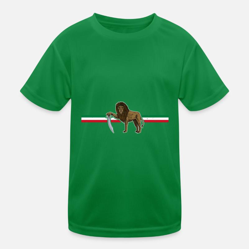 Persia Leo Sun Tehran Persian Iran Kids Functional T-Shirt