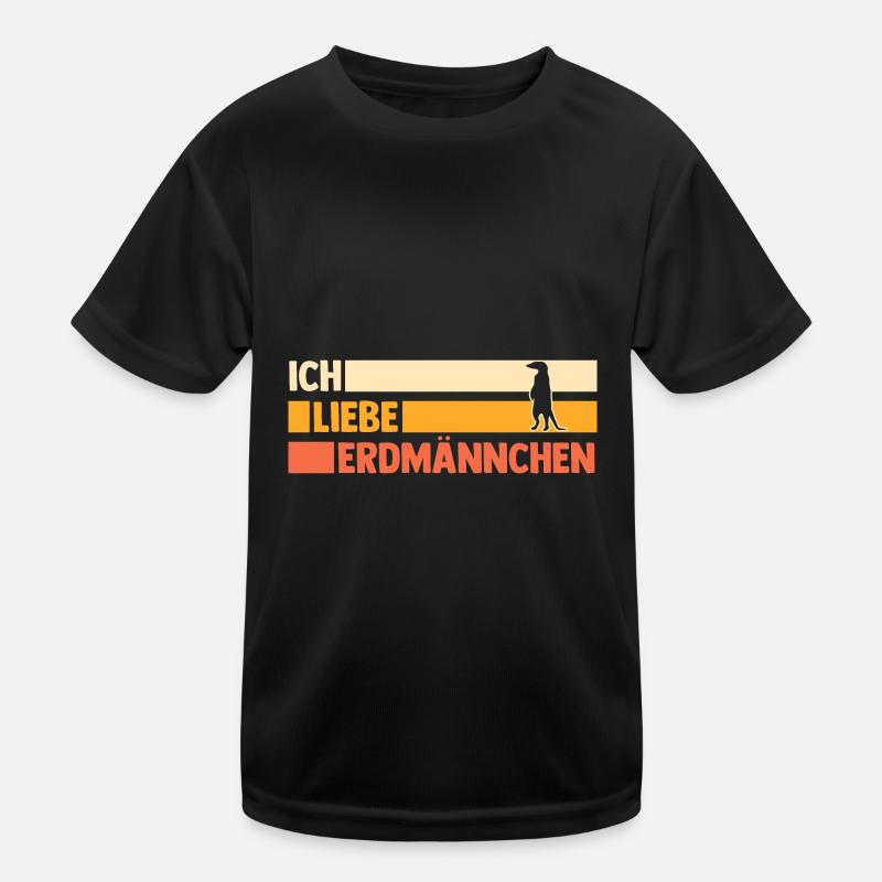 Erdmännchen Kinder Funktions-T-Shirt