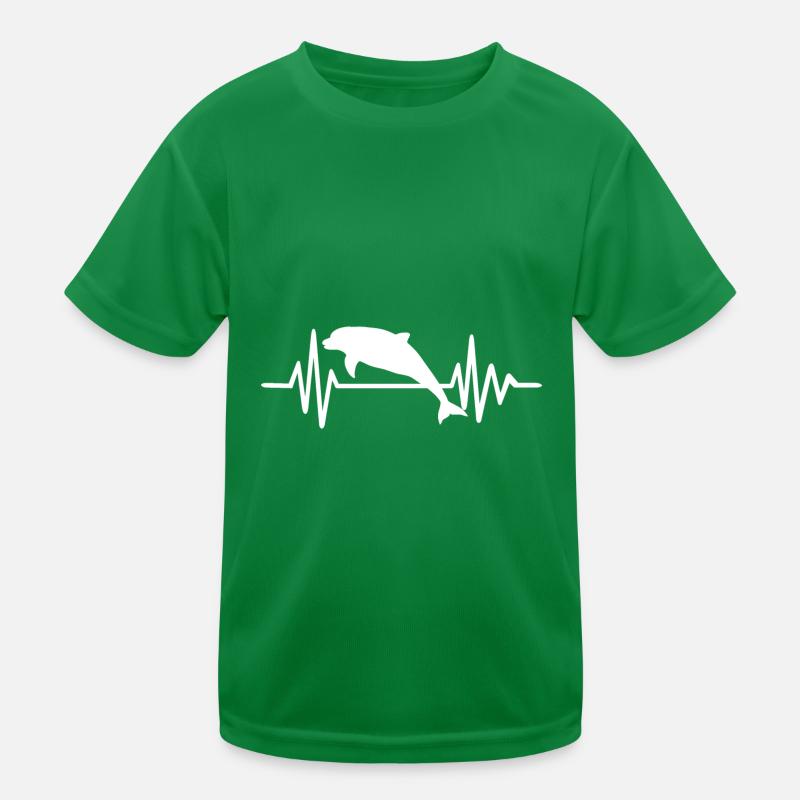 Battement de cœur de dauphin T-shirt sport Enfant