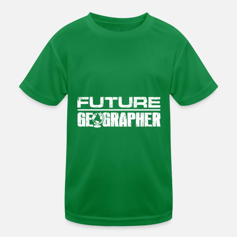 Geographer Future Geographer Kids Functional T-Shirt