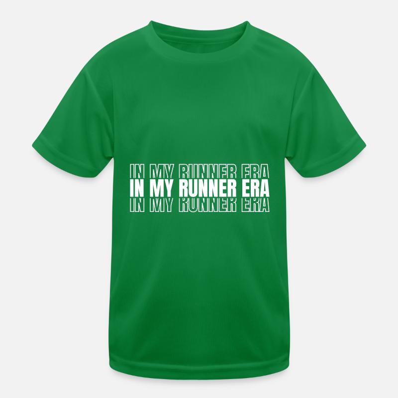 In My Runner Era 8 Kinder Funktions-T-Shirt