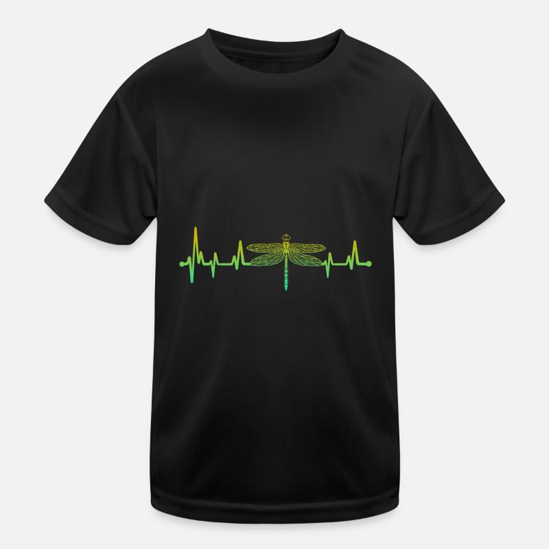 Heartbeat Libellule Libellules Libellules T-shirt sport Enfant