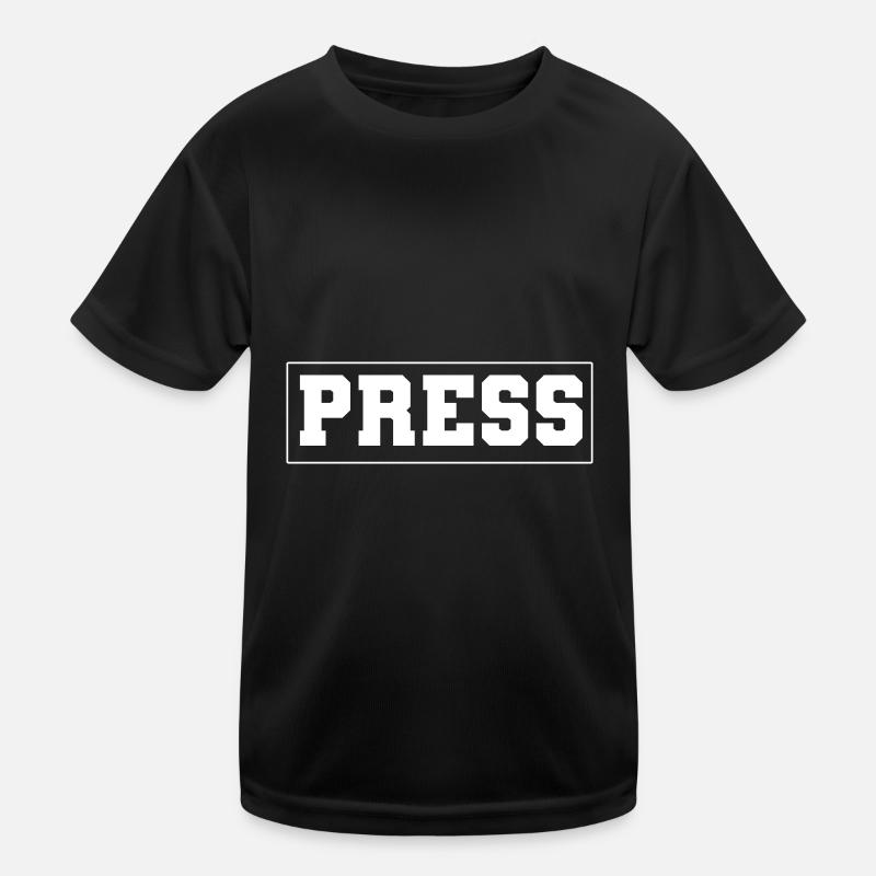 Author Press (Media) Kids Functional T-Shirt