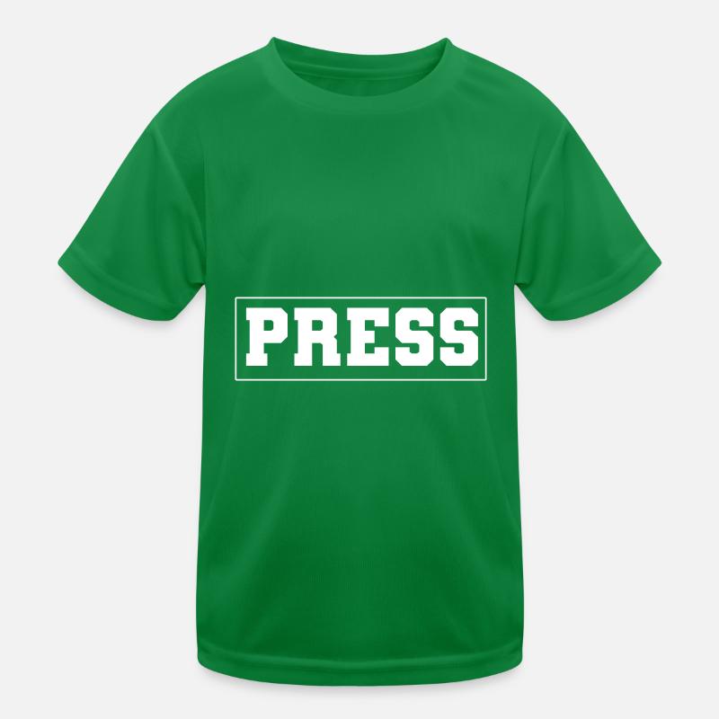 Author Press (Media) Kids Functional T-Shirt