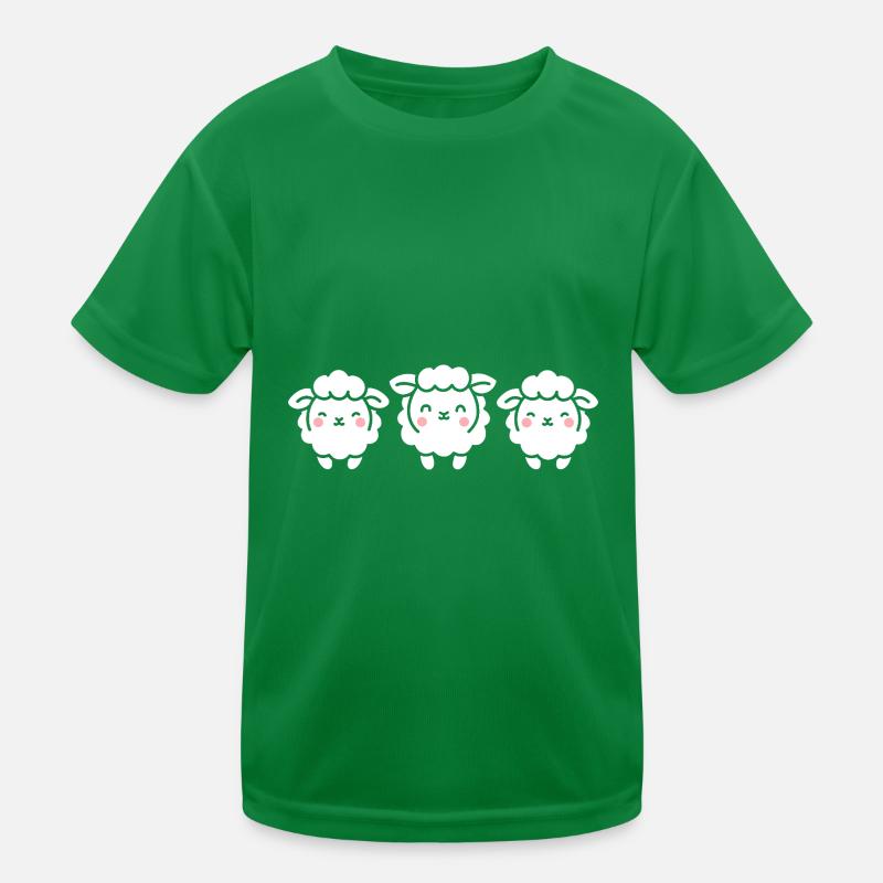 Schaf Kinder Funktions-T-Shirt