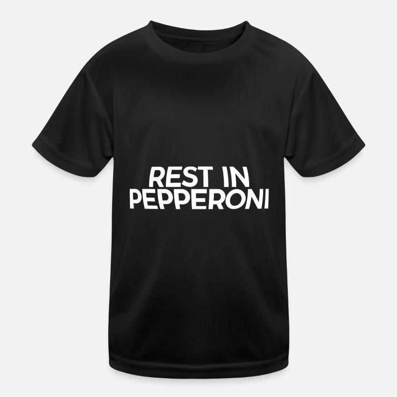 Rest In Pepperoni Kids Functional T-Shirt