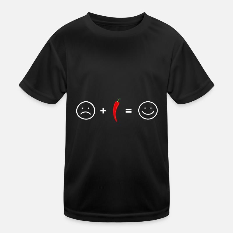 Chili Chilischote Chilis Scharfes Essen Kochen Kinder Funktions-T-Shirt