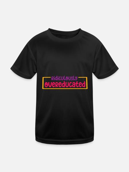 Ridiculement suréduqué 2 - T-shirt sport Enfant - noir - Devant