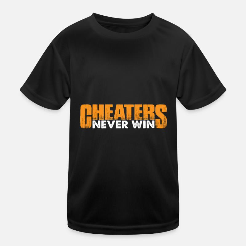Cheaters Never Win 18 Kinder Funktions-T-Shirt