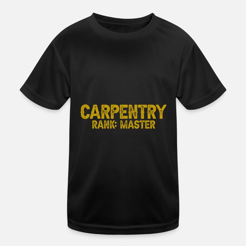 Carpentry Rank Master 3 Kids Functional T-Shirt