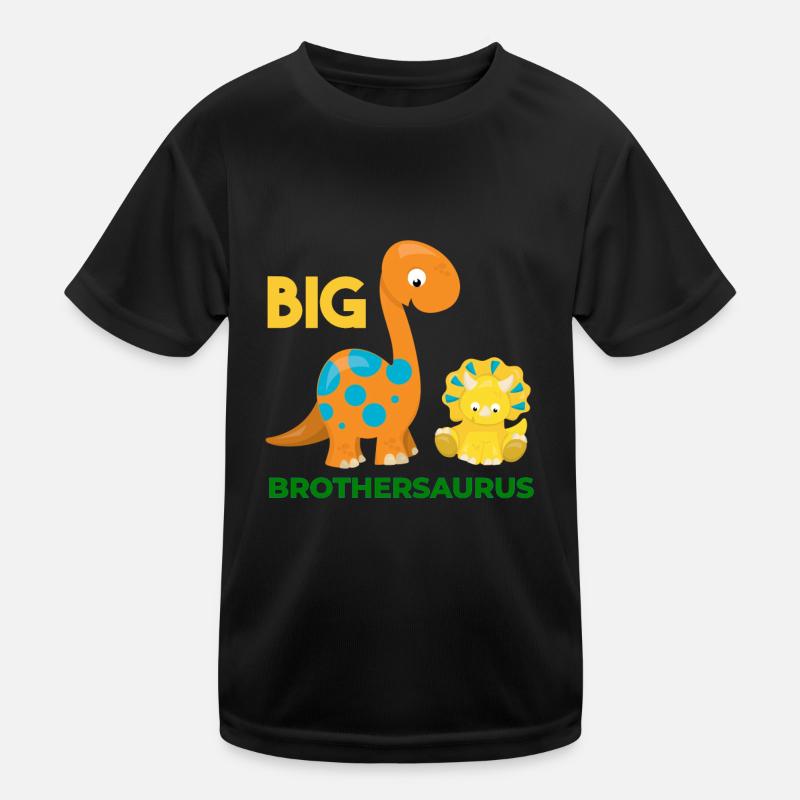 Der große Bruder des Dinosauriers Brontosaurus Kinder Funktions-T-Shirt