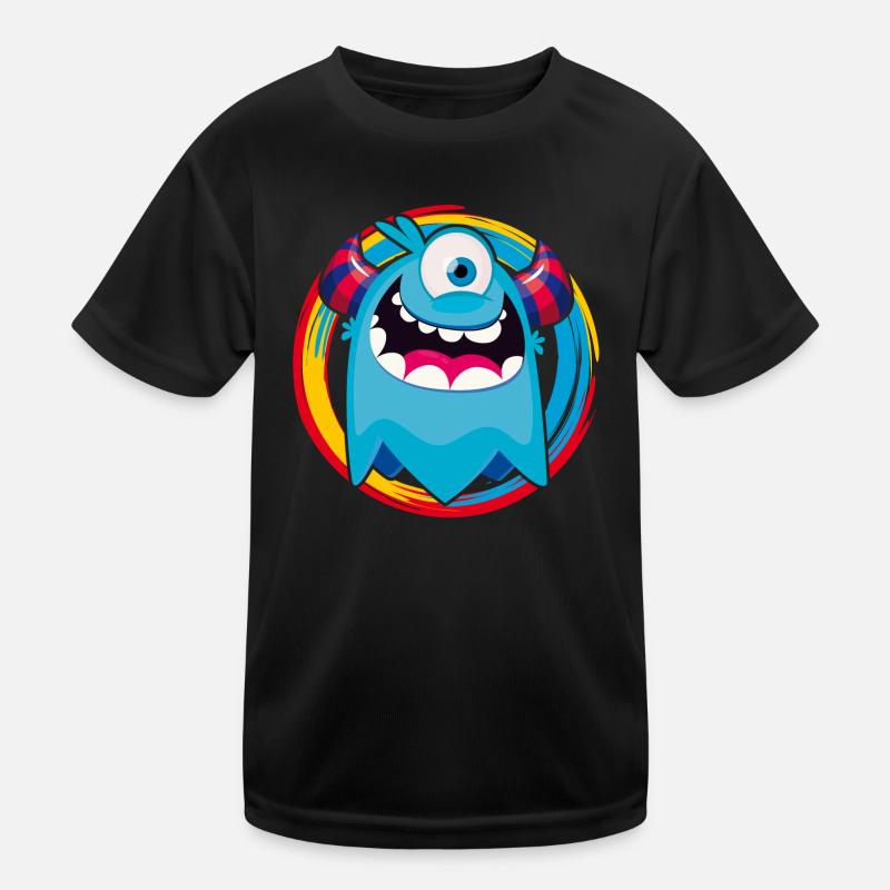 Drôle de petit monstre T-shirt sport Enfant