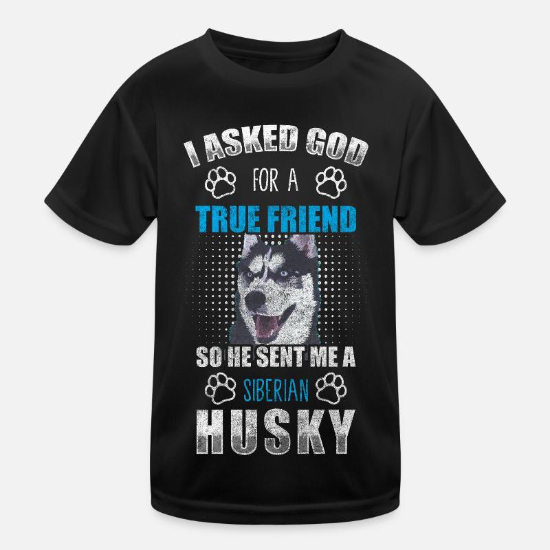 Chien de race husky chien de race T-shirt sport Enfant