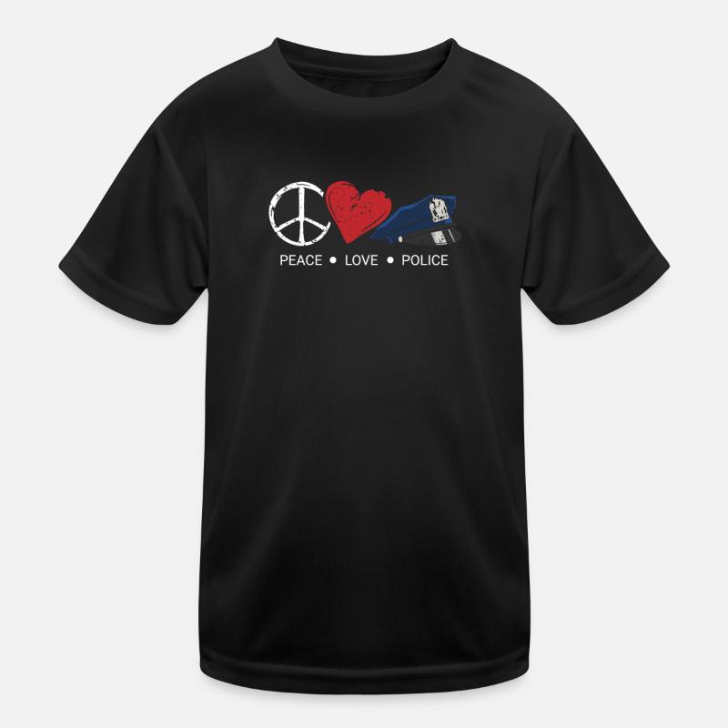 Un policier présente un agent d’application de la loi de la police T-shirt sport Enfant