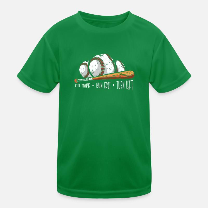 Baseball present home run baseball player athlete Kids Functional T-Shirt