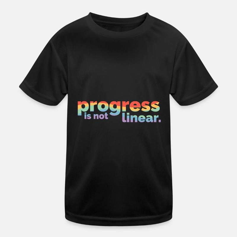 ABA Therapist Progress Is Not Linear Behavioral Kinder Funktions-T-Shirt