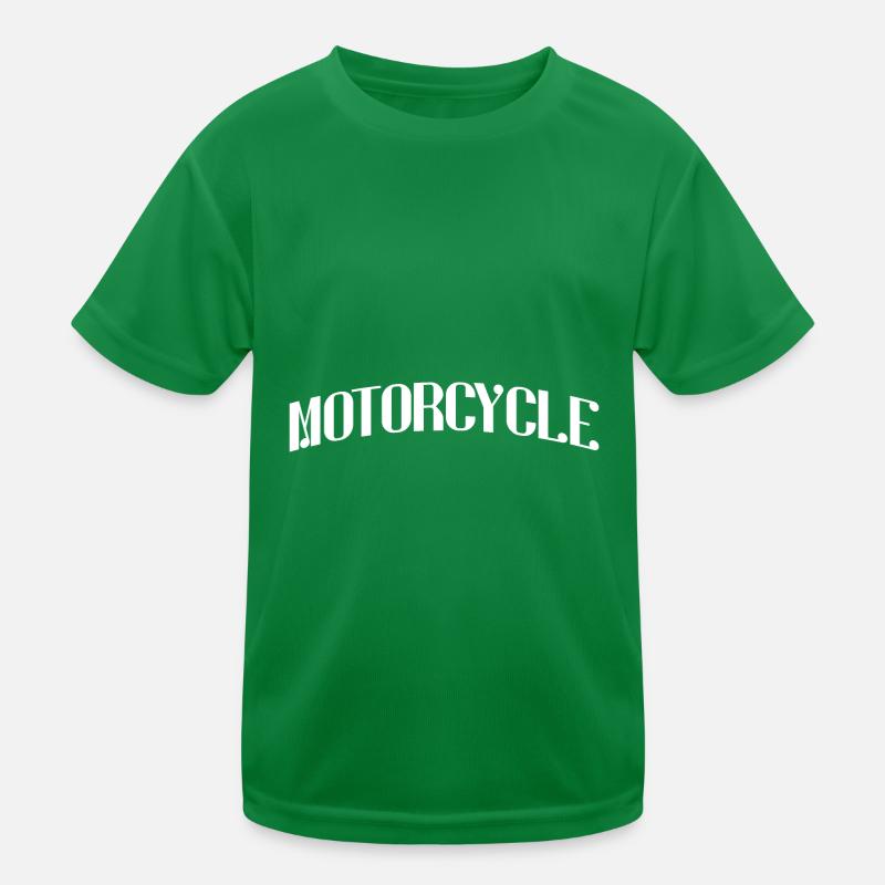 Motorcycle Kids Functional T-Shirt
