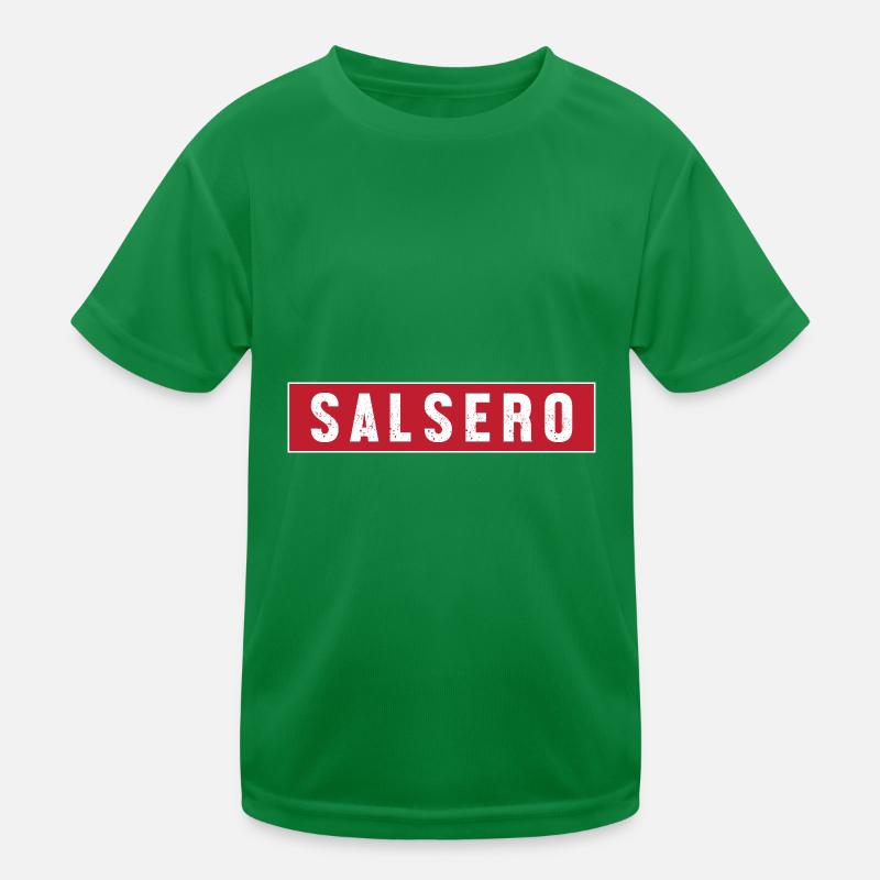 Salsa Tänzer Tänzerin Kinder Funktions-T-Shirt