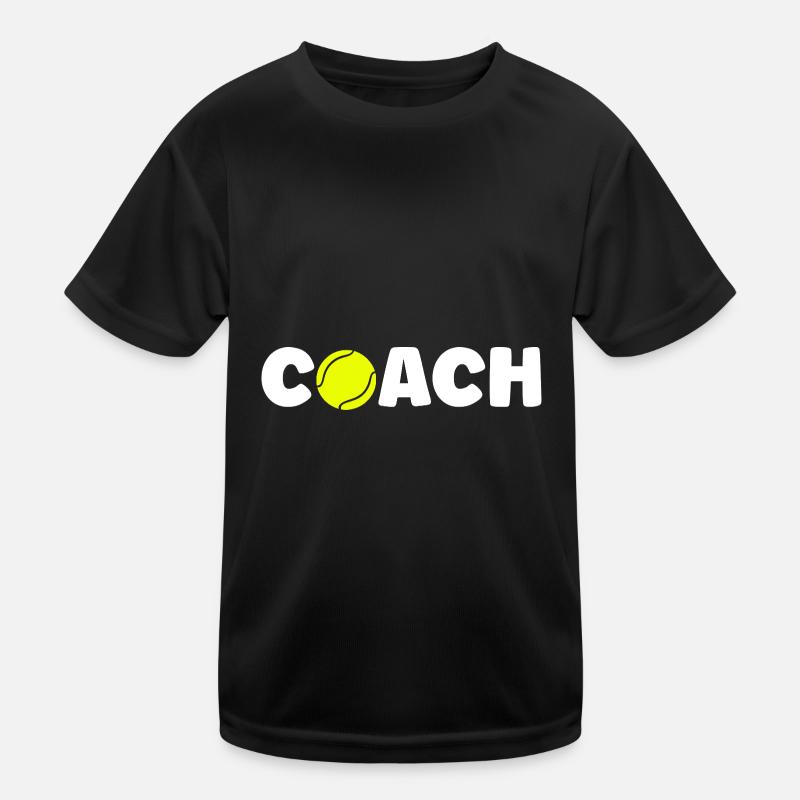 Tennistrainer Kinder Funktions-T-Shirt