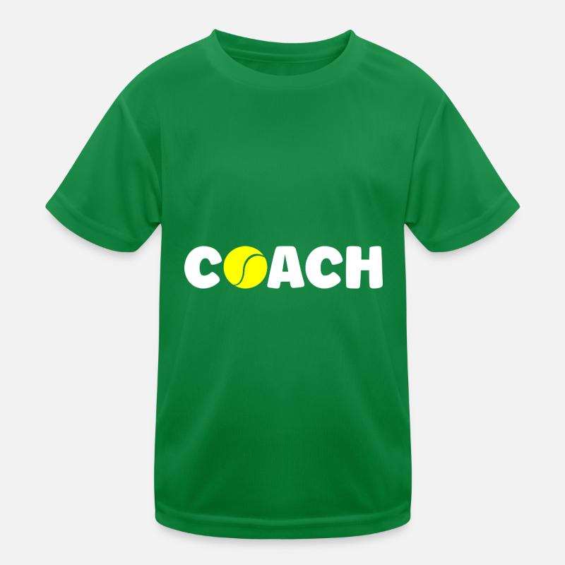 Tennis Coach Kids Functional T-Shirt