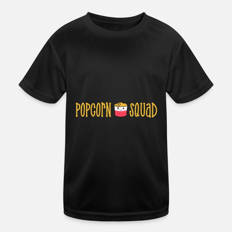 Popcorn Squad regarde des films Manger du maïs T-shirt sport Enfant