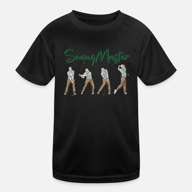 Swingmaster Golf Golf Ball Driving Range Golf Club Kinder Funktions-T-Shirt