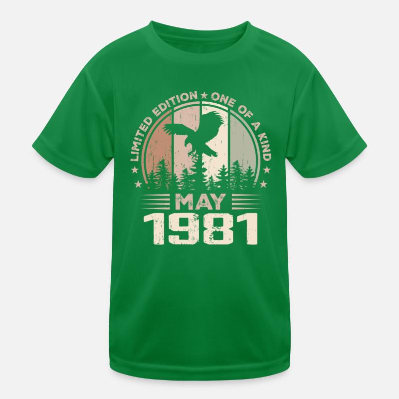 Incomparable depuis mai 1981, 43e Anniversaire T-shirt sport Enfant