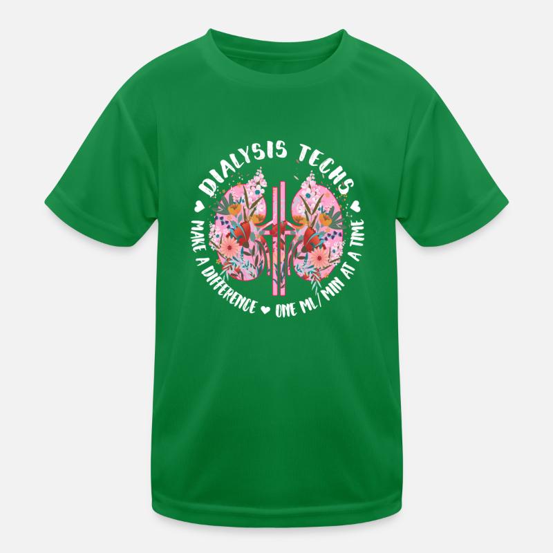 Dialysetechniker Dialysetechnik Dialyse-Techniker Kinder Funktions-T-Shirt