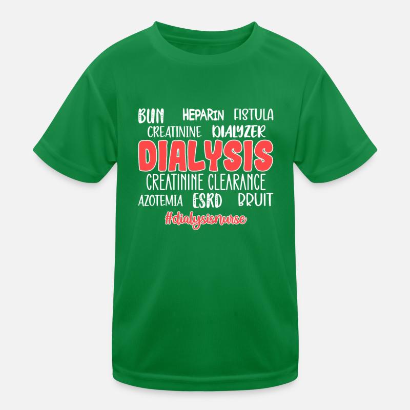 Dialyse Krankenschwester Dialysepflege Nephrologie Kinder Funktions-T-Shirt