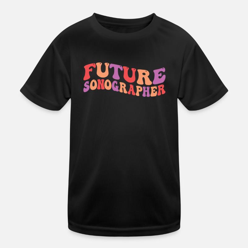 Ultrasound Diagnostics Study Sonography Student Kids Functional T-Shirt