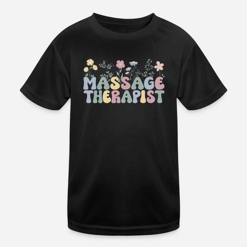 Masseurin Geschenkidee Massagetherapeutin Massage Kinder Funktions-T-Shirt
