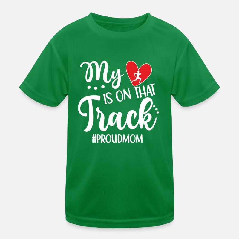 Fière athlétisme Maman De Mère Athlète Mère T-shirt sport Enfant