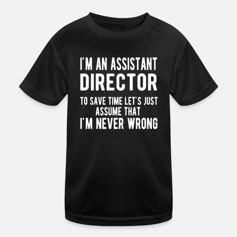 Directeur adjoint Cadeau adjoint T-shirt sport Enfant