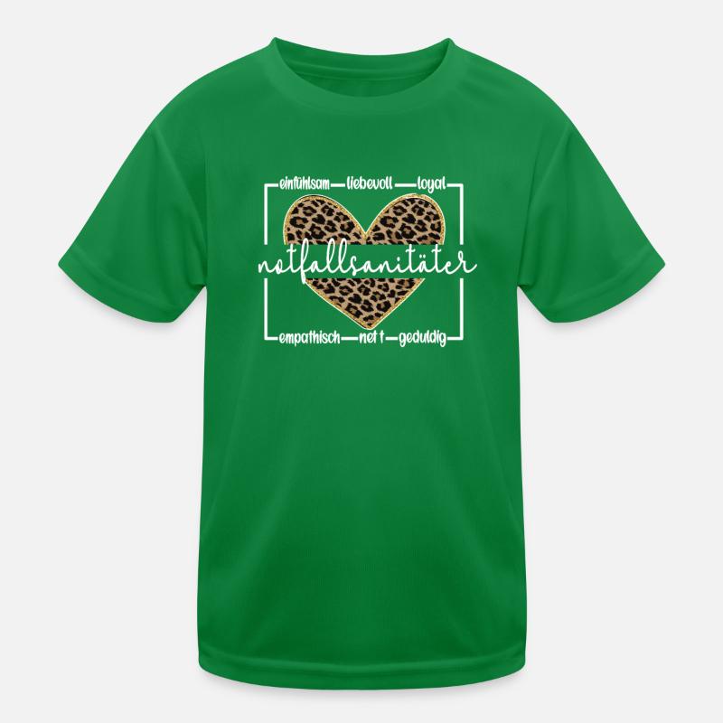 Bester Notfallsanitäter Sanitäter Geschenke Kinder Funktions-T-Shirt