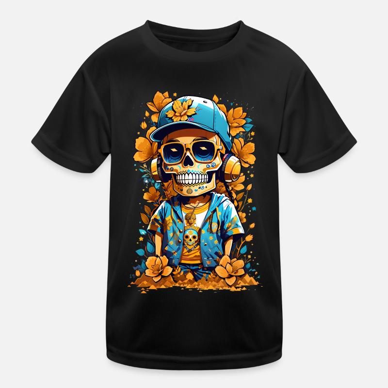Sugar Skull Kids Functional T-Shirt