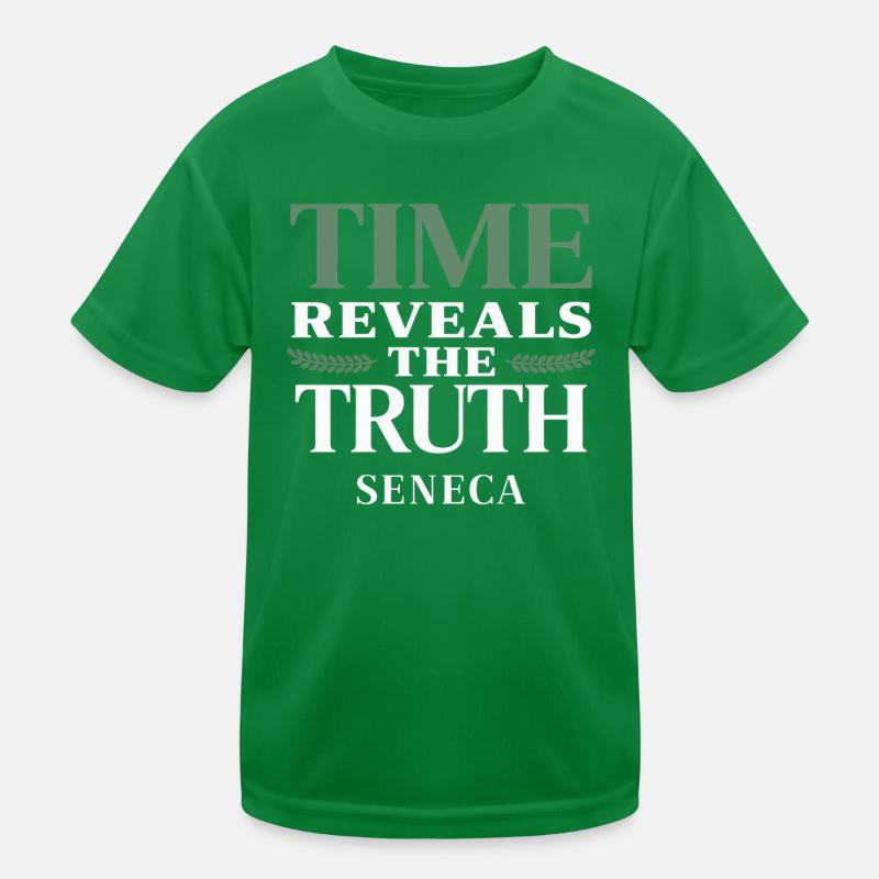 Sénèque | Le temps révèle la vérité – Citation stoïcienne T-shirt sport Enfant