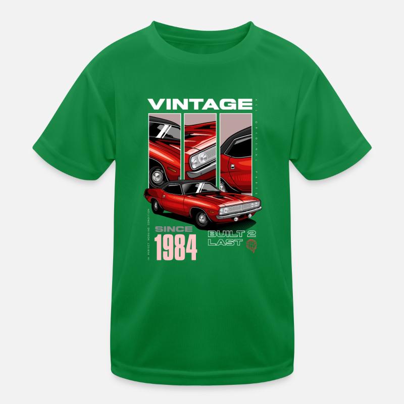 Ich bin nicht alt, ich bin ein Oldtimer, Oldtimer Jahrgang 1984 Kinder Funktions-T-Shirt