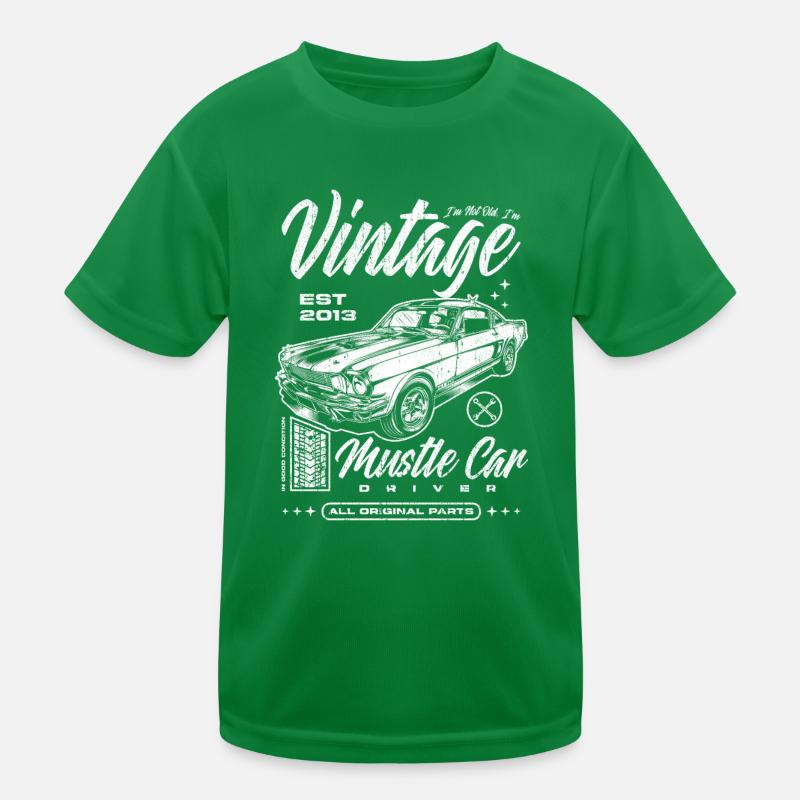 Ich bin nicht alt, ich bin ein Oldtimer, Oldtimer, Jahrgang 2013 Kinder Funktions-T-Shirt