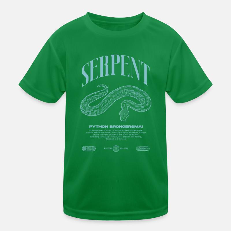 python de sang moderne reptile keeper streetwear T-shirt sport Enfant