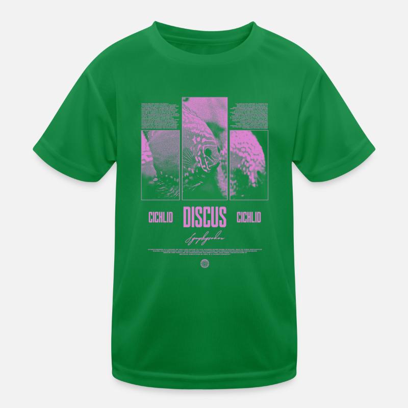 Discus Cichlidé Aquarium Fish Keeper T-shirt sport Enfant