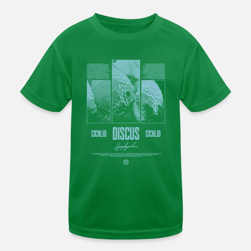Discus Cichlidé Aquarium Fish Keeper T-shirt sport Enfant