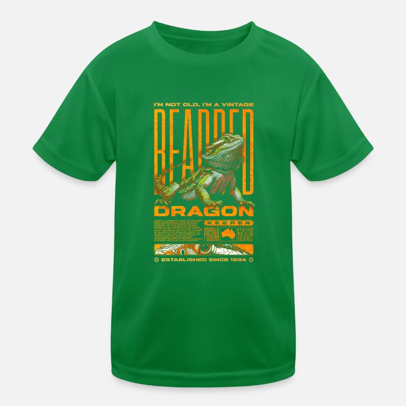 Bartagame Reptilienhüter Geburtstag Geboren 1934 Kinder Funktions-T-Shirt