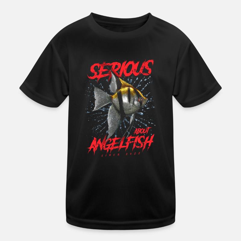 Ernsthaft mit Diskusfischen seit 2022 Kinder Funktions-T-Shirt