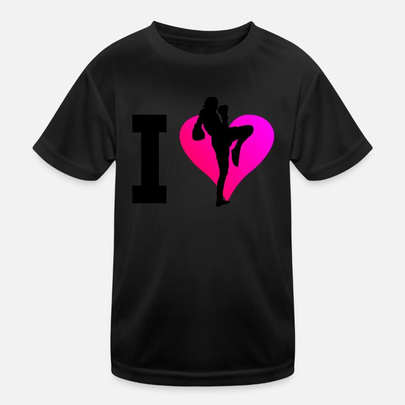 Thai Boxing Thai Boxing Thai Boxer Muay Thai Kids Functional T-Shirt