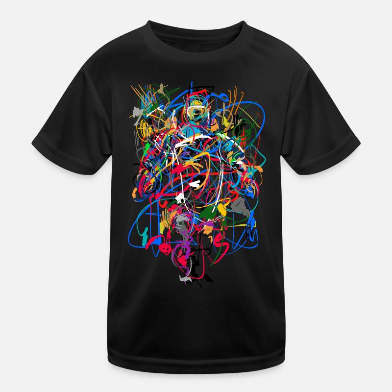 abstrakt Kinder Funktions-T-Shirt