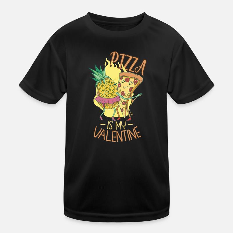 La pizza est ma Saint-Valentin T-shirt sport Enfant