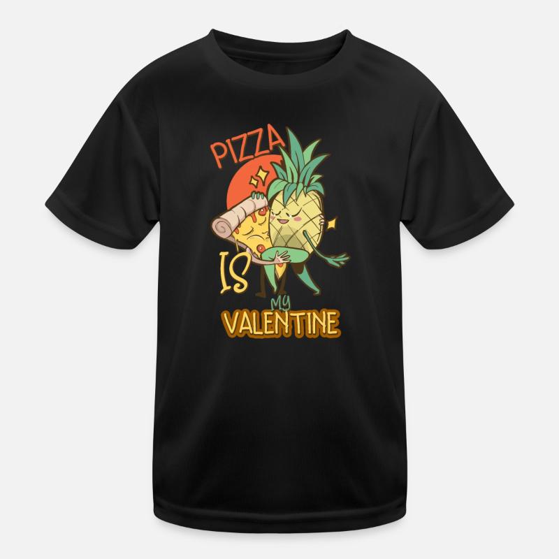 La pizza est ma Saint-Valentin T-shirt sport Enfant
