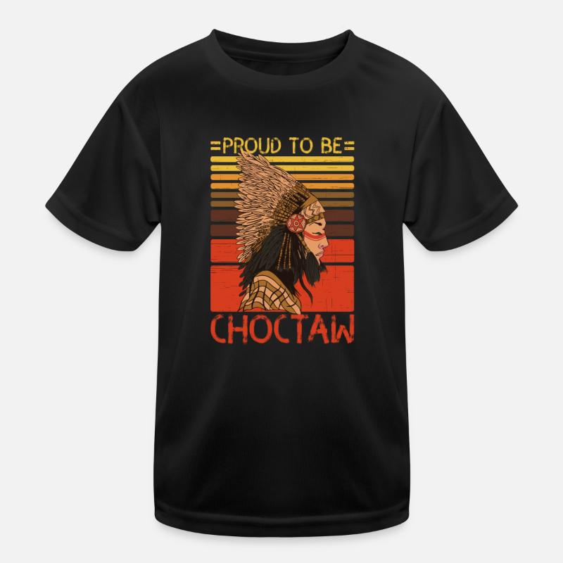 Stolz darauf, Choctaw-Indianer zu sein Kinder Funktions-T-Shirt