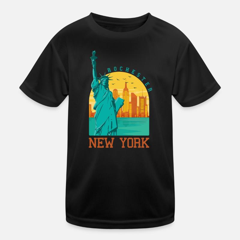 Rochester New York Kids Functional T-Shirt